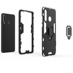 Fingerring Stöd PC + TPU Hybrid Mobilskal till Huawei P30 Lite