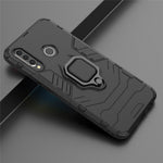 Fingerring Stöd PC + TPU Hybrid Mobilskal till Huawei P30 Lite