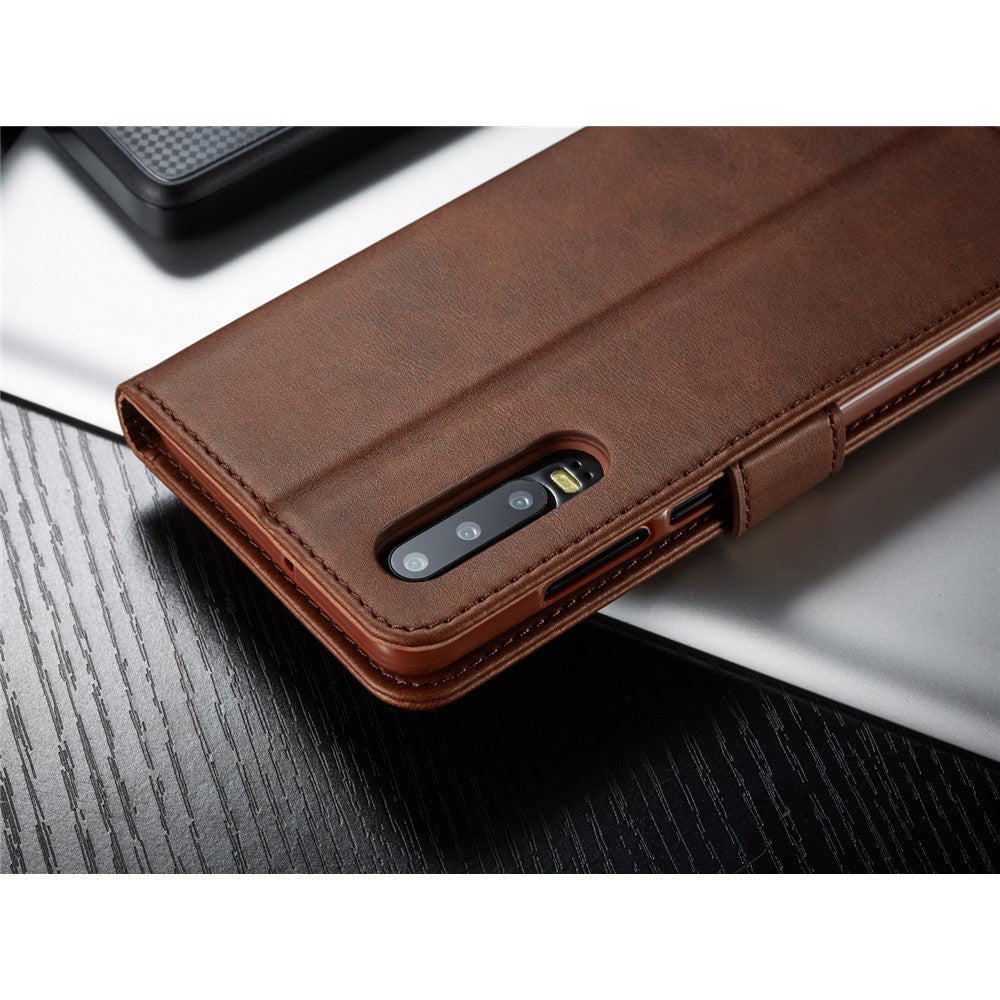 LC.IMEEKE Läderplånboksfodral för Huawei P30