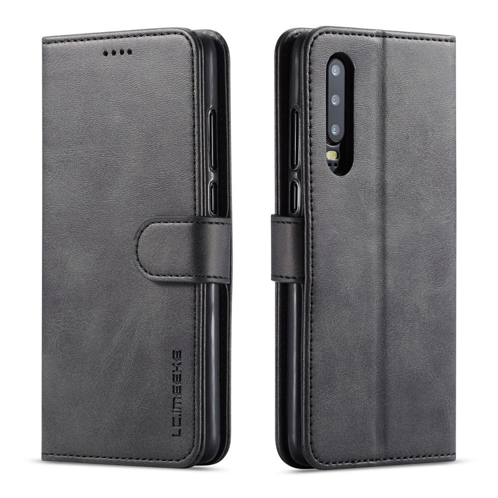 LC.IMEEKE Läderplånboksfodral för Huawei P30