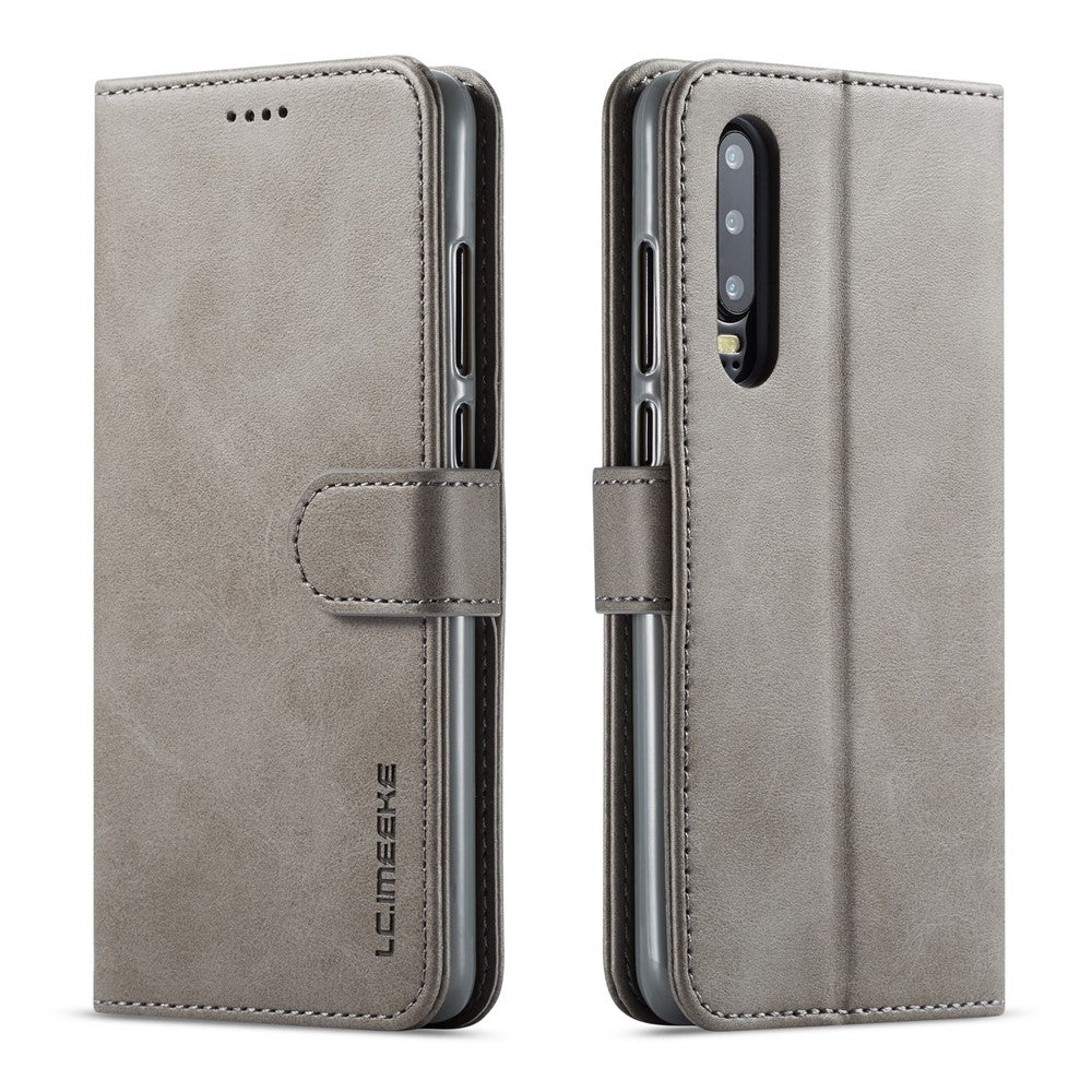 LC.IMEEKE Läderplånboksfodral för Huawei P30