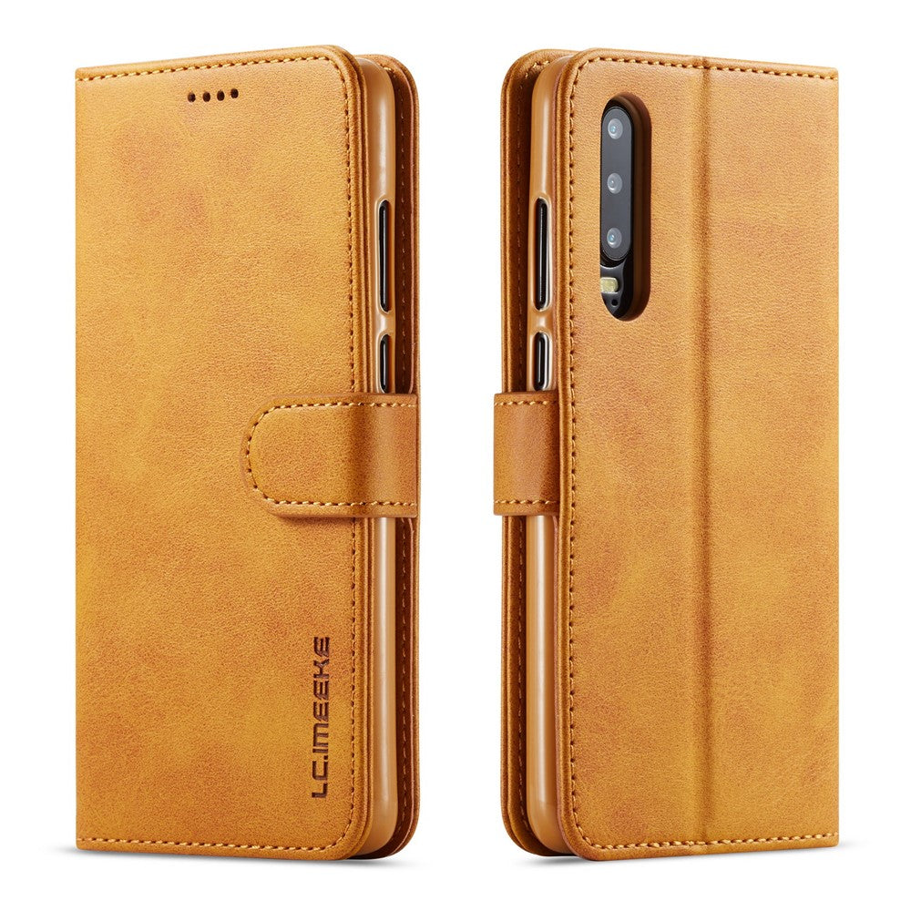 LC.IMEEKE Läderplånboksfodral för Huawei P30