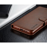 LC.IMEEKE Wallet Leather Stand Case for Huawei P30 Pro Cell Phone Accessory Textured PU Leather Case