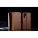 LC.IMEEKE Wallet Leather Stand Case for Huawei P30 Pro Cell Phone Accessory Textured PU Leather Case