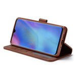 LC.IMEEKE Wallet Leather Stand Case for Huawei P30 Pro Cell Phone Accessory Textured PU Leather Case