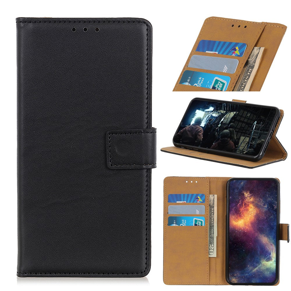 Wallet Stand Leather Protective Case for Huawei Y6 (2019, with Fingerprint Sensor) / Y6 Prime (2019)