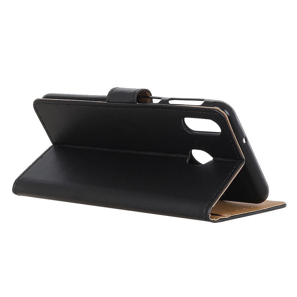 Wallet Stand Leather Protective Case for Huawei Y6 (2019, with Fingerprint Sensor) / Y6 Prime (2019)