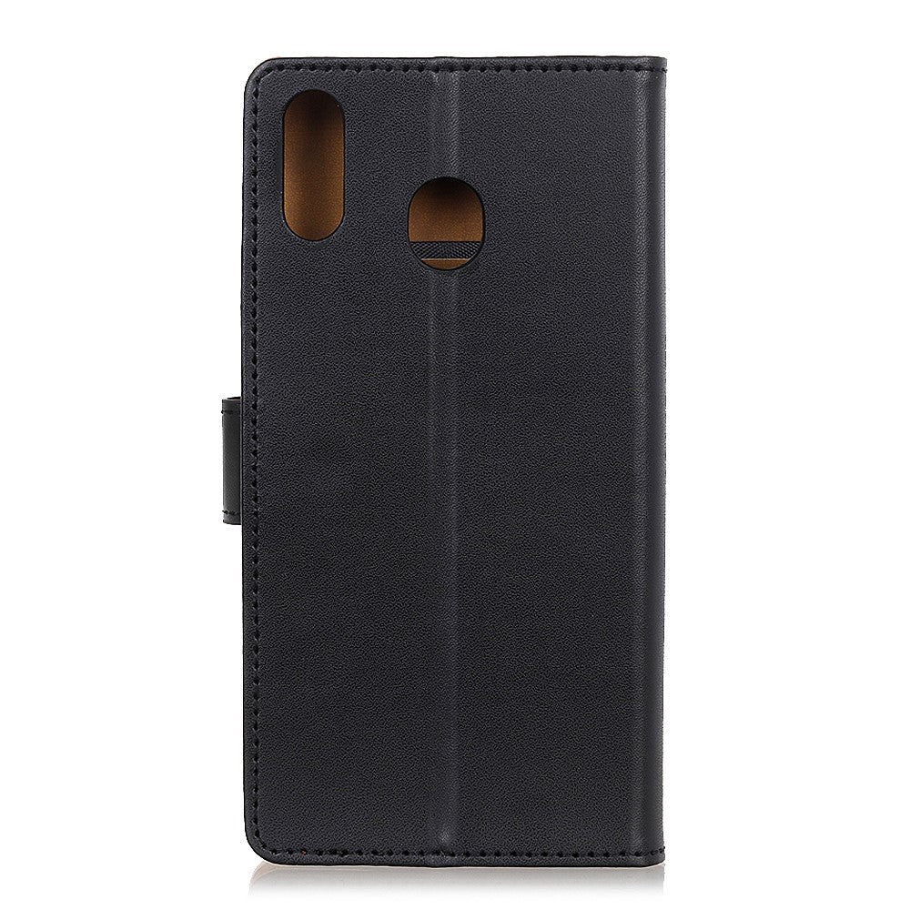 Wallet Stand Leather Protective Case for Huawei Y6 (2019, with Fingerprint Sensor) / Y6 Prime (2019)