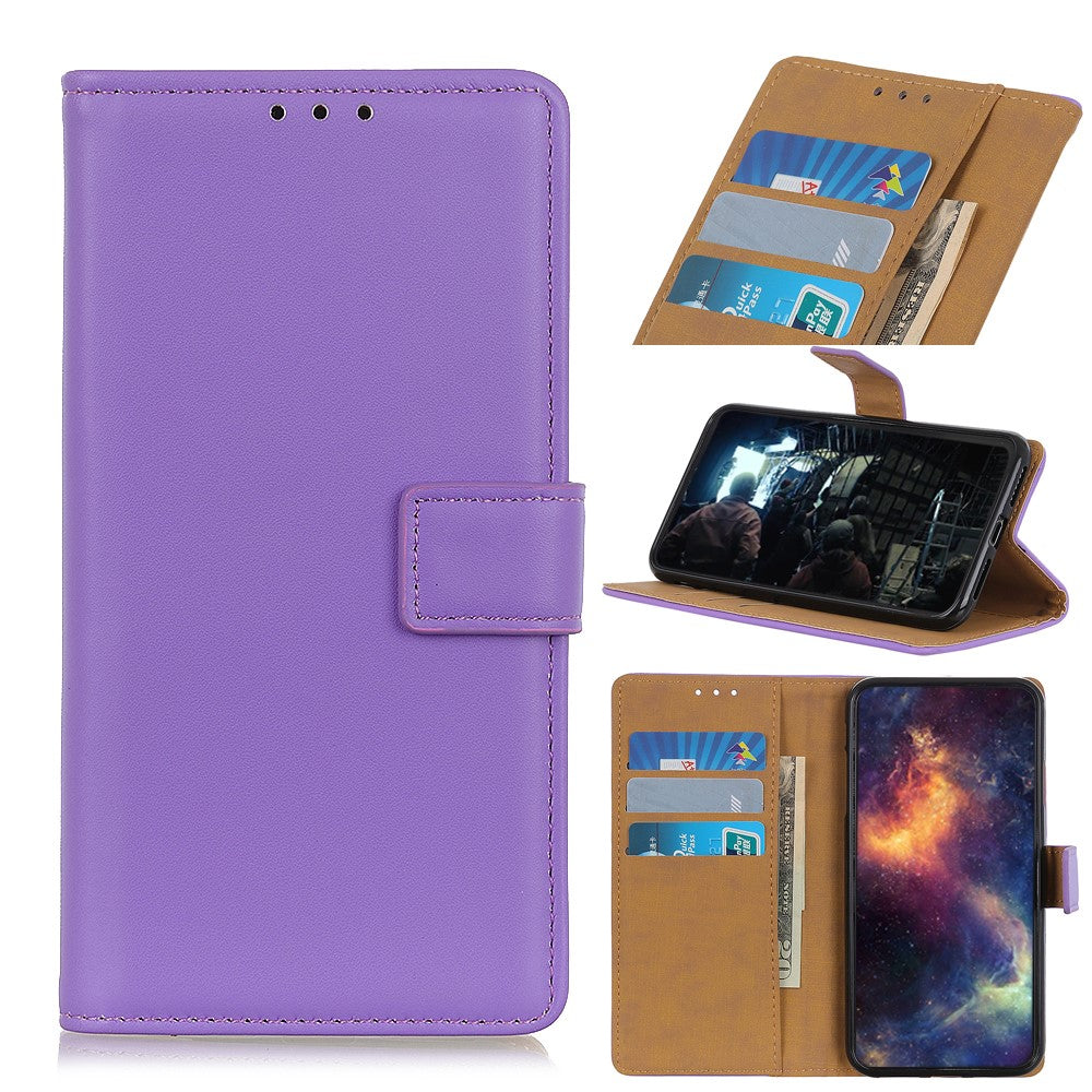 Wallet Stand Leather Protective Case for Huawei Y6 (2019, with Fingerprint Sensor) / Y6 Prime (2019)