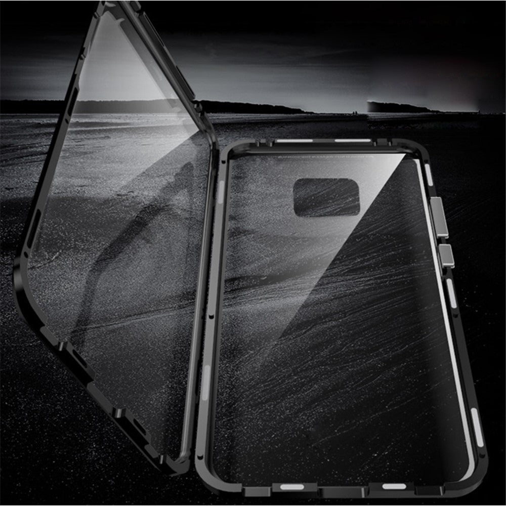 For Huawei Mate 20 Pro Magnetic Case Double-Sided Tempered Glass Metal Full Protection Cover