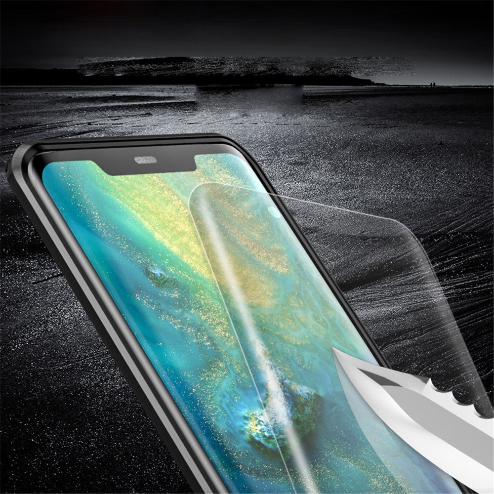 For Huawei Mate 20 Pro Magnetic Case Double-Sided Tempered Glass Metal Full Protection Cover