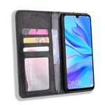 Självabsorberande Vintage Läderplånboksfodral för Huawei P30 Lite/nova 4e/P30 Lite Ny Utgåva