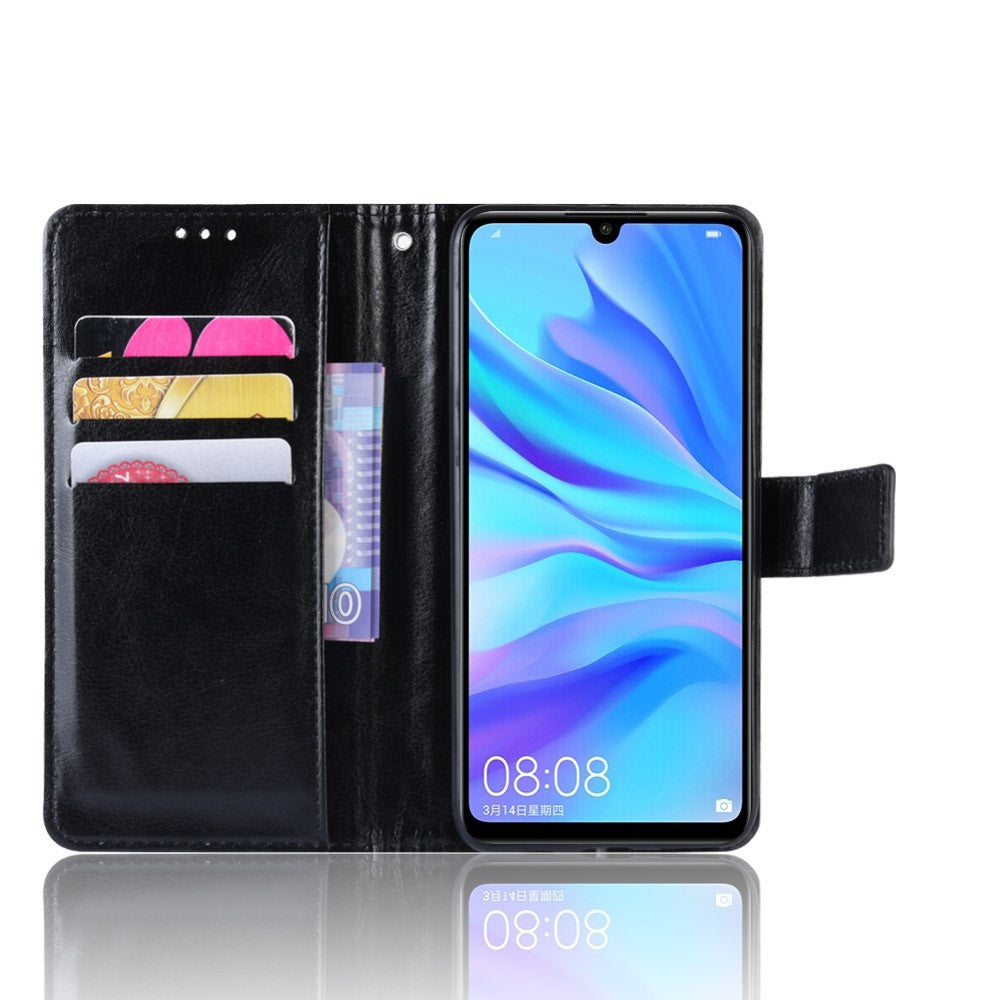 Crazy Horse Wallet Leather Protection Case for Huawei P30 Lite / nova 4e
