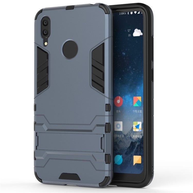 Plastic + TPU Hybrid Case with Kickstand for Huawei Y7 (2019)