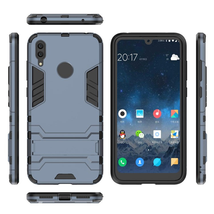 Plastic + TPU Hybrid Case with Kickstand for Huawei Y7 (2019)