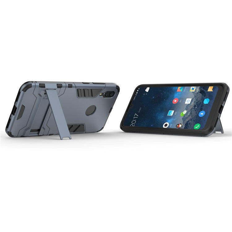 Plastic + TPU Hybrid Case with Kickstand for Huawei Y7 (2019)