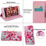 Pattern Printing [Light Spot Decor] Leather Wallet Case for Huawei Y7 (2019)