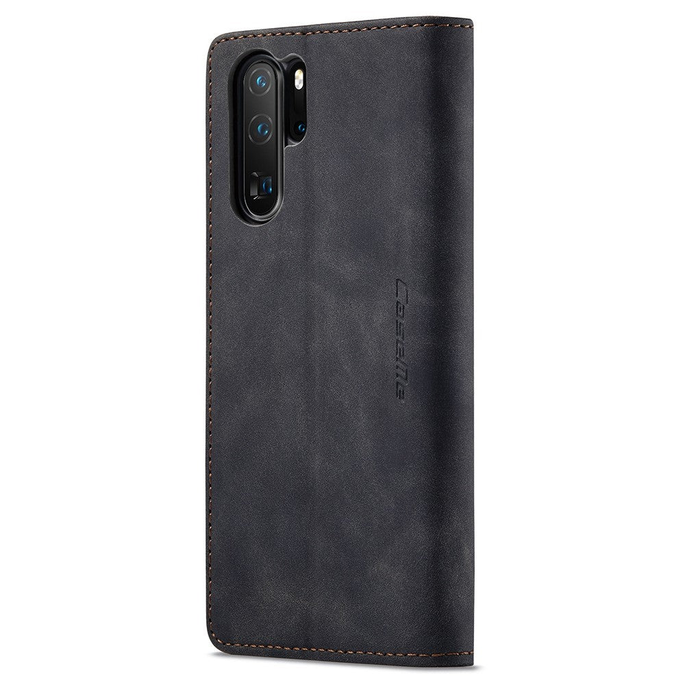 CASEME 013 Series Retro PU Leather Wallet Mobile Case with Stand for Huawei P30 Pro