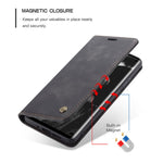 CASEME 013 Series Retro PU Leather Wallet Mobile Case with Stand for Huawei P30 Pro