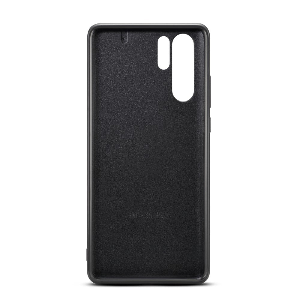 Korthållare PU-läderbelagt TPU-mobilskal med stöd för Huawei P30 Pro