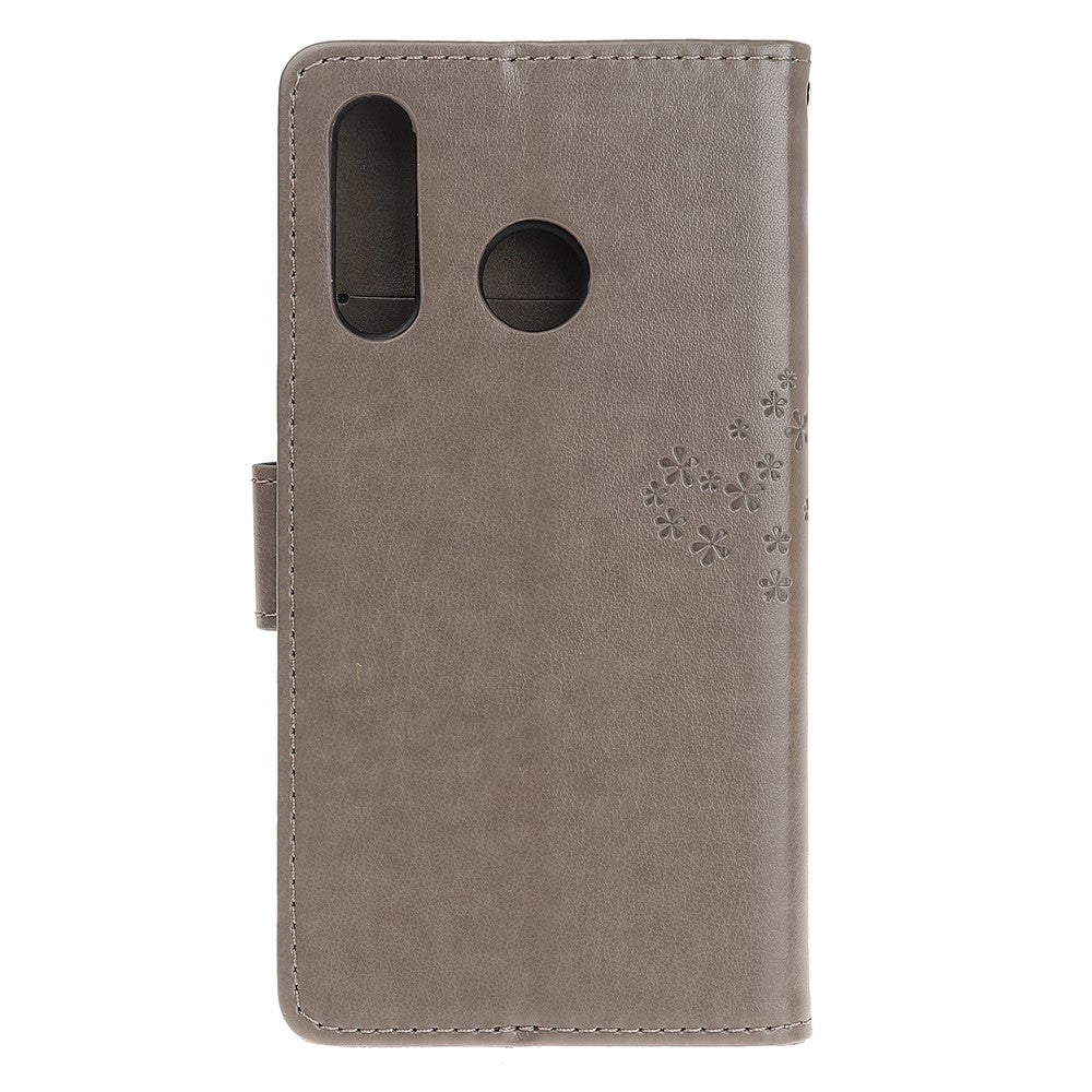 Imprint Tree Owl Leather Wallet Case for Huawei P Smart Plus 2019 / Enjoy 9s/ Maimang 8 / nova 4 lite / Honor 10i