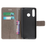 Imprint Tree Owl Leather Wallet Case for Huawei P Smart Plus 2019 / Enjoy 9s/ Maimang 8 / nova 4 lite / Honor 10i