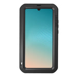 LOVE MEI Stötsäkert Fallsäkert Dammtät Skal med Härdat Glasfilm för Huawei P30 Pro Metall + Silikon mobilskal