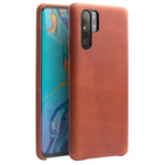 QIALINO Genuine Leather Coated PC Hard Case for Huawei P30 Pro