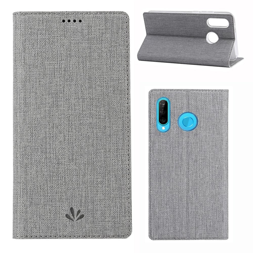 VILI DMX Cross Texture Leather Stand Case for Huawei P30 Lite New Edition/P30 Lite/nova 4e