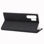 VILI DMX Cross Texture View Window Leather Flip Phone Cover with Card Slot for Huawei P30 Pro