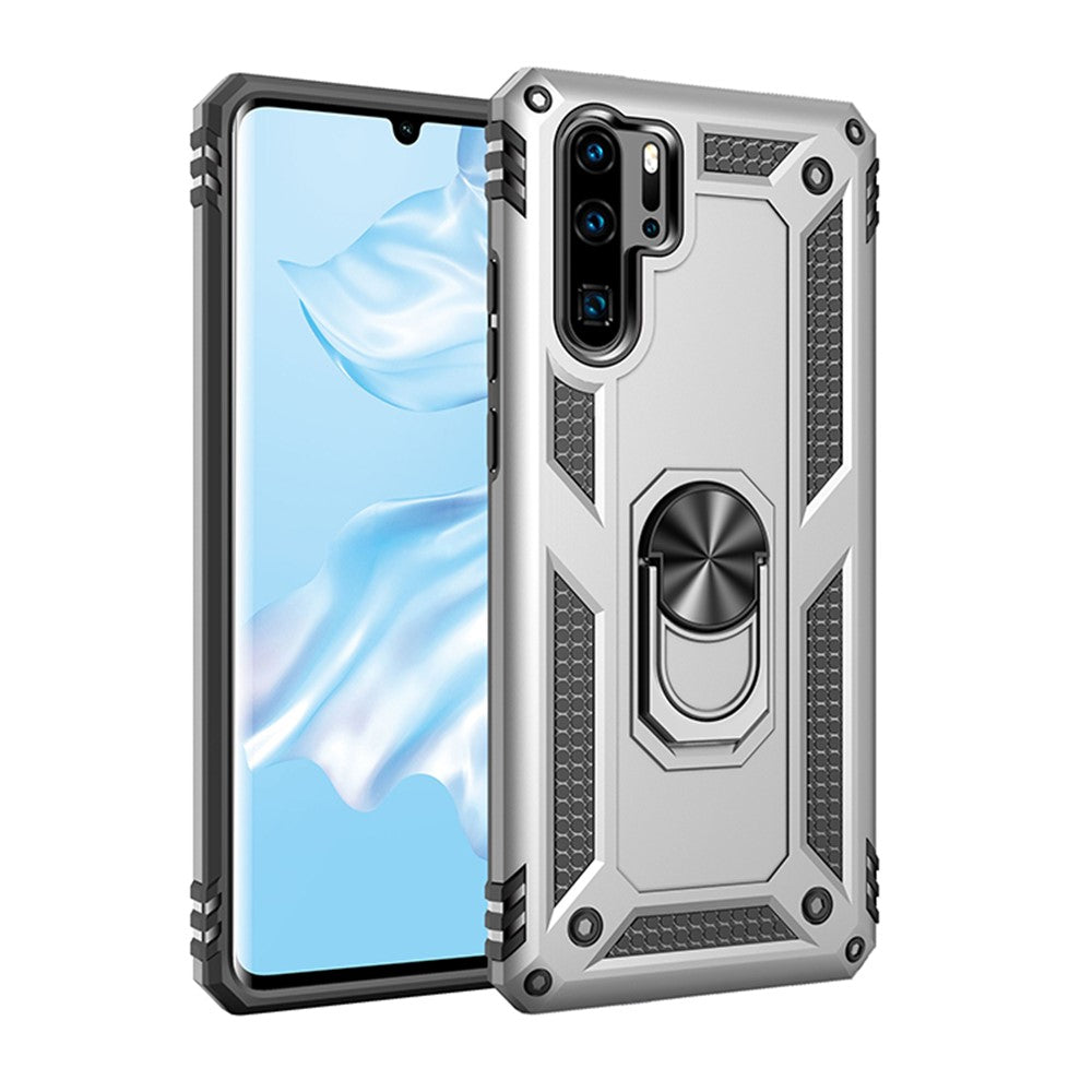 Hybrid PC TPU Kickstand Armor mobilskal för Huawei P30 Pro