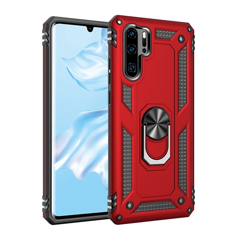 Hybrid PC TPU Kickstand Armor mobilskal för Huawei P30 Pro