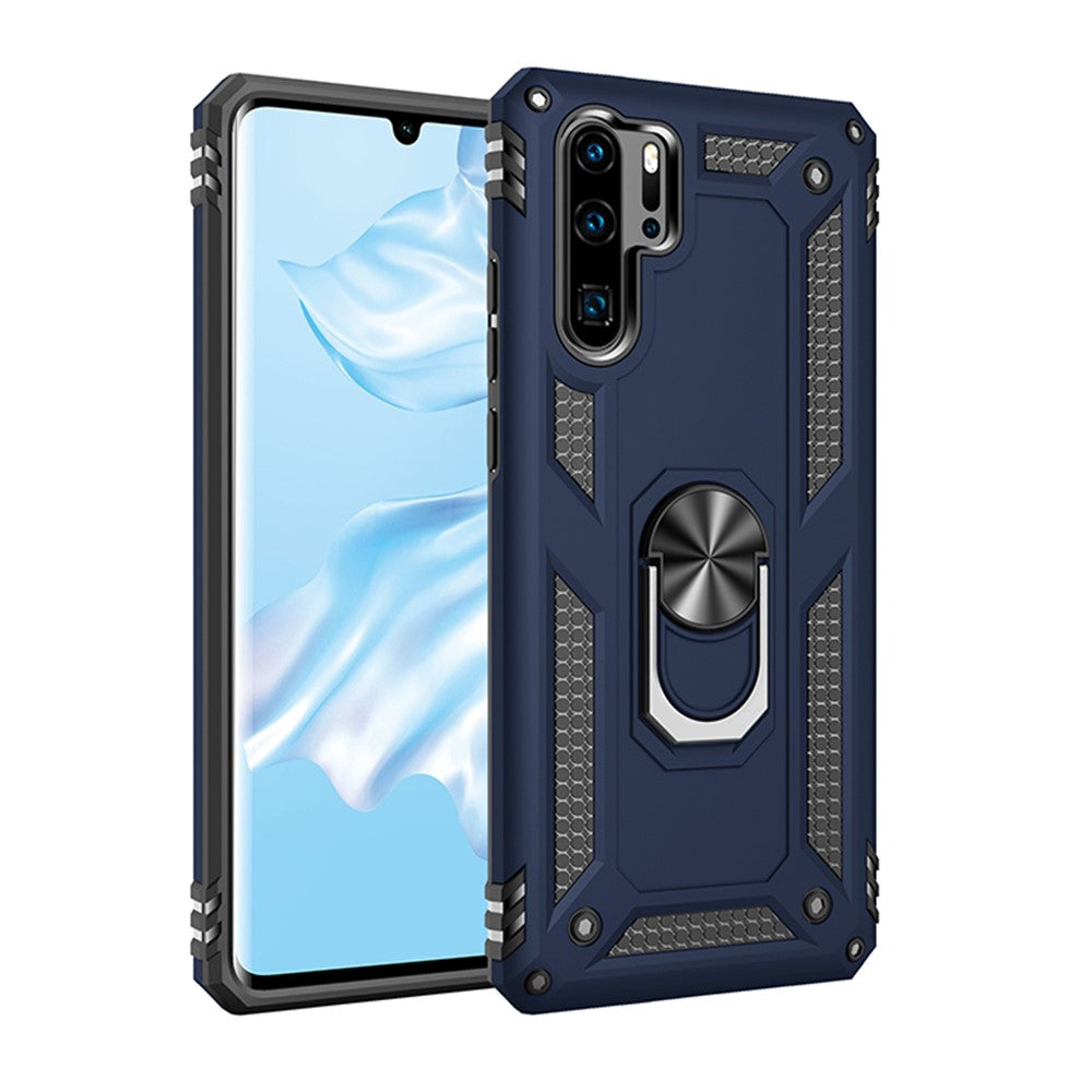 Hybrid PC TPU Kickstand Armor mobilskal för Huawei P30 Pro