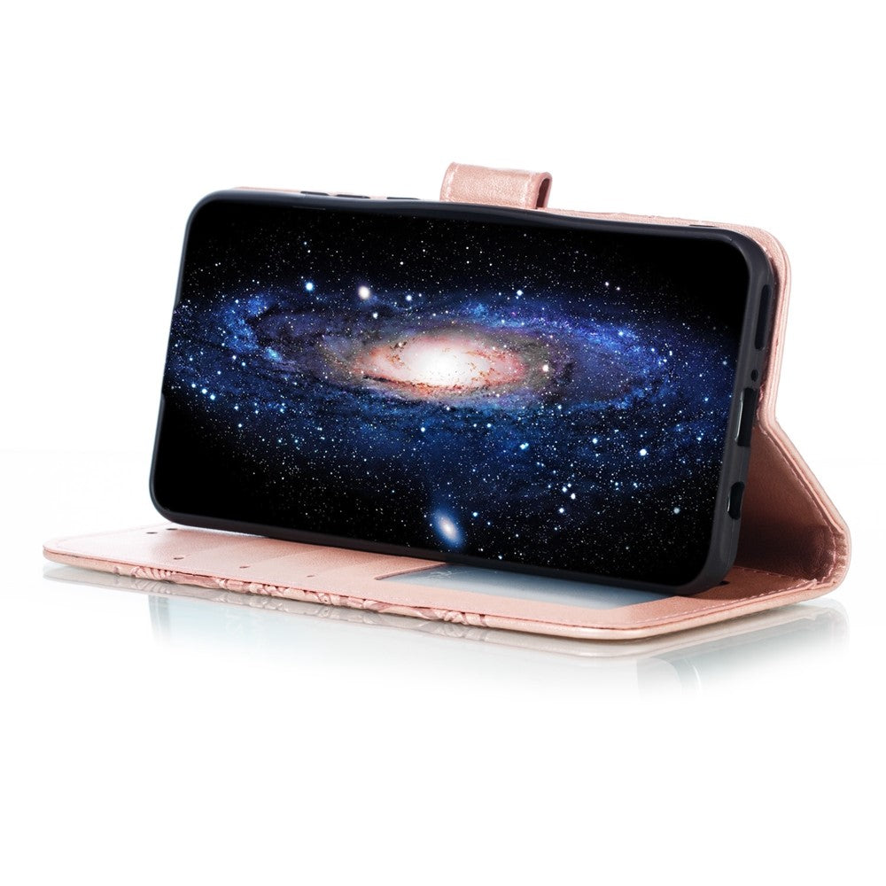 Huawei P30 Lite/nova 4e/P30 lite New Edition Imprint Mandala Flower Phone Cover Läderplånbok