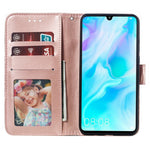 Huawei P30 Lite/nova 4e/P30 lite New Edition Imprint Mandala Flower Phone Cover Läderplånbok