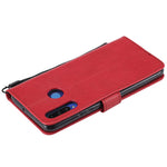 For Huawei P30 Lite / nova 4e Case 2 in 1 Detachable Magnetic Leather Wallet Mobile Cover with Strap