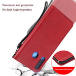 For Huawei P30 Lite / nova 4e Case 2 in 1 Detachable Magnetic Leather Wallet Mobile Cover with Strap