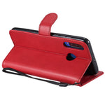 For Huawei P30 Lite / nova 4e Case 2 in 1 Detachable Magnetic Leather Wallet Mobile Cover with Strap