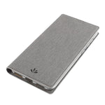 VILI DMX Cross Texture læderetui med kortholder til Huawei Y7 (2019)/Y7 Prime (2019)