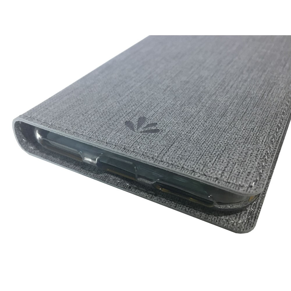 VILI DMX Cross Texture læderetui med kortholder til Huawei Y7 (2019)/Y7 Prime (2019)