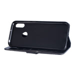 Glitter Powder Zippered Stand Leather Wallet Casing with Strap for Huawei Y7 (2019)/Y7 Pro (2019)/Enjoy 9