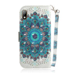 Pattern Printing Light Spot Decor Leather Wallet Case for Huawei Y5 (2019)