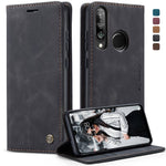CASEME 013 Series Auto-absorbed Leather Wallet Case for Huawei P30 Lite New Edition/P30 Lite/nova 4e