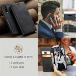 CASEME 013 Series Auto-absorbed Leather Wallet Case for Huawei P30 Lite New Edition/P30 Lite/nova 4e