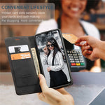 CASEME 013 Series Auto-absorbed Leather Wallet Case for Huawei P30 Lite New Edition/P30 Lite/nova 4e