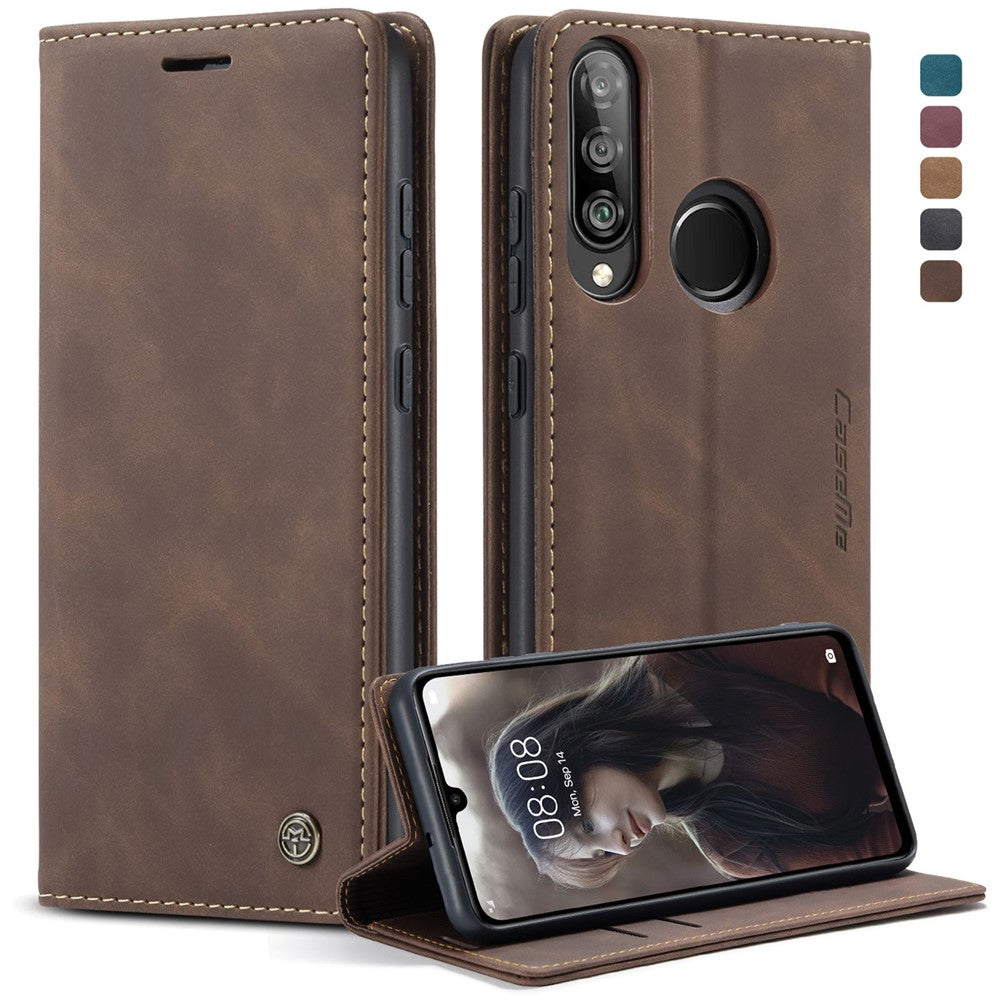 CASEME 013 Series Auto-absorbed Leather Wallet Case for Huawei P30 Lite New Edition/P30 Lite/nova 4e