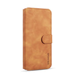 DG.MING Retro Style Läder Plånboksställ Fodral för Huawei P30 Lite New Edition/P30 Lite/nova 4e