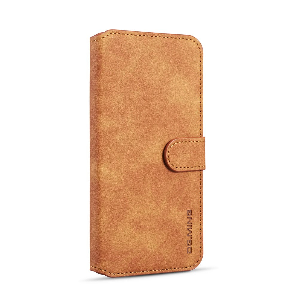 DG.MING Retro Style Läder Plånboksställ Fodral för Huawei P30 Lite New Edition/P30 Lite/nova 4e