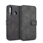 DG.MING Retro Style Läder Plånboksställ Fodral för Huawei P30 Lite New Edition/P30 Lite/nova 4e
