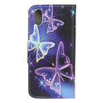 Pattern Printing Cross Texture Leather Wallet Case for Huawei Y5 (2019)